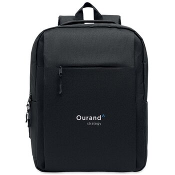 Rpet 15 inch laptop backpack Akraos Zwart