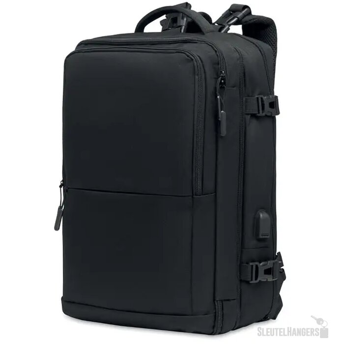 Rugzak 600d rpet Sophis Zwart