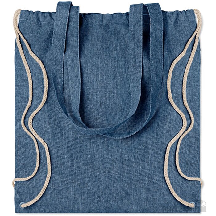 Rugzakje met koord Moira duo royal blauw