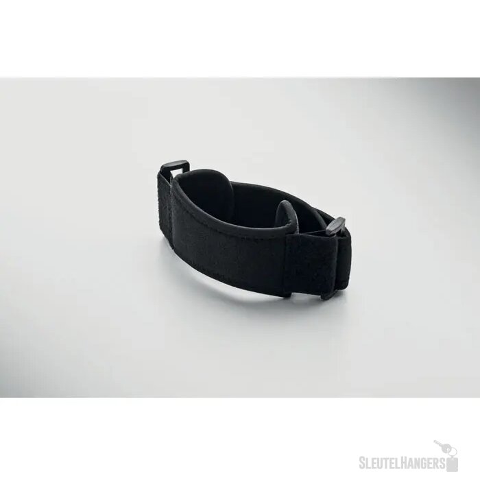 Set van 2 sport-kniebandages Stabil zwart