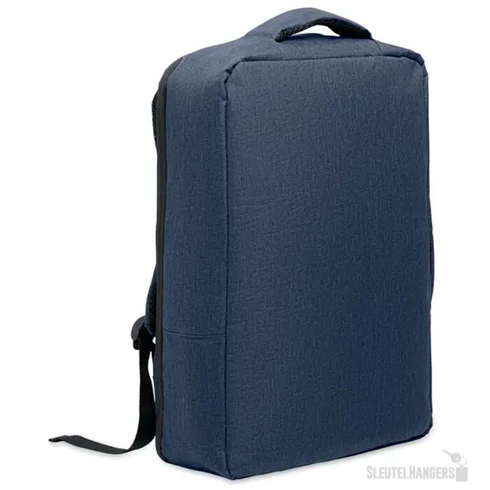 Smalle 15 inch laptop rugzak Laugar marineblauw