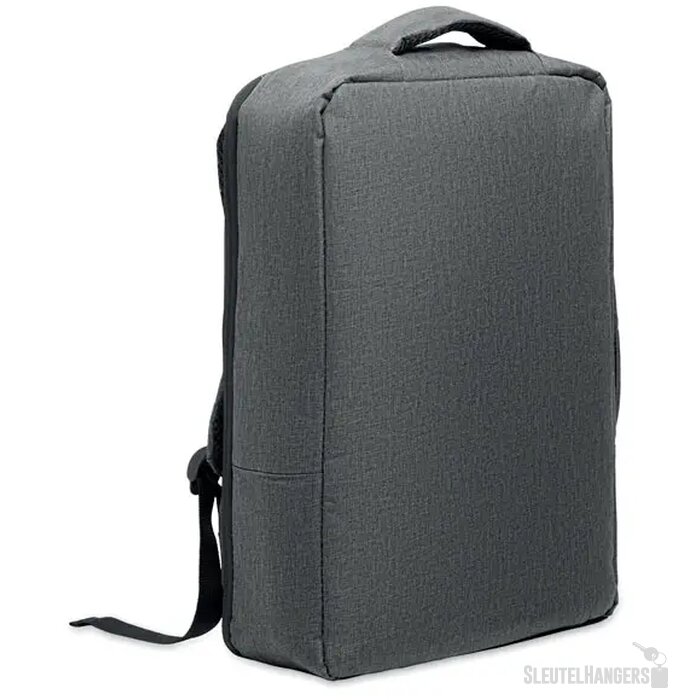 Smalle 15 inch laptop rugzak Laugar steengrijs