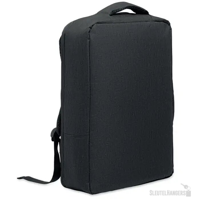 Smalle 15 inch laptop rugzak Laugar zwart