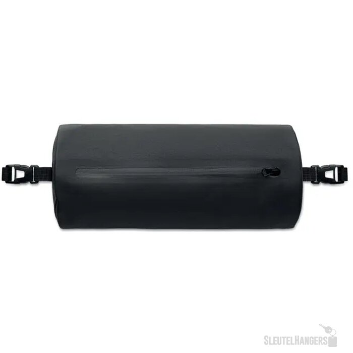 Sporttas van 300d rpet Brenna tube zwart