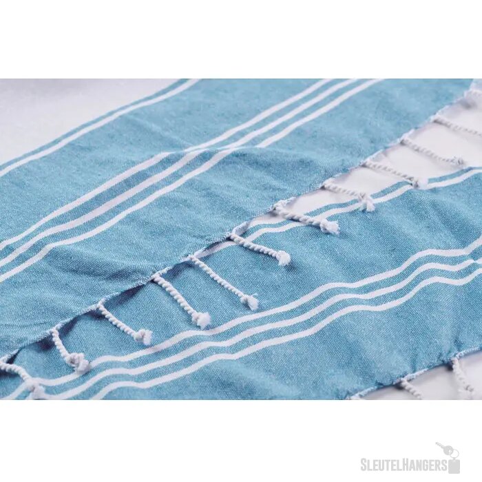 Strandtas met hamamdoek Hummum Turquoise