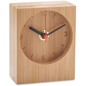 Tafelklok van bamboe Clambu hout