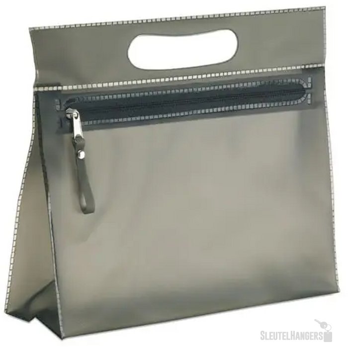 Transparante toilettas Moonlight zwart