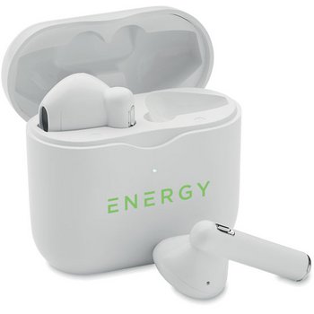 Tws oordopjes met oplaadbasis Oreta wit