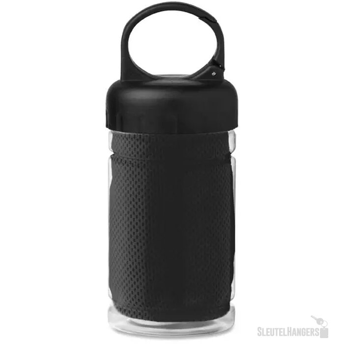 Verkoelende handdoek Fris zwart