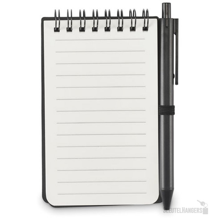 Waterafstotend notitieboekje Kit Zwart