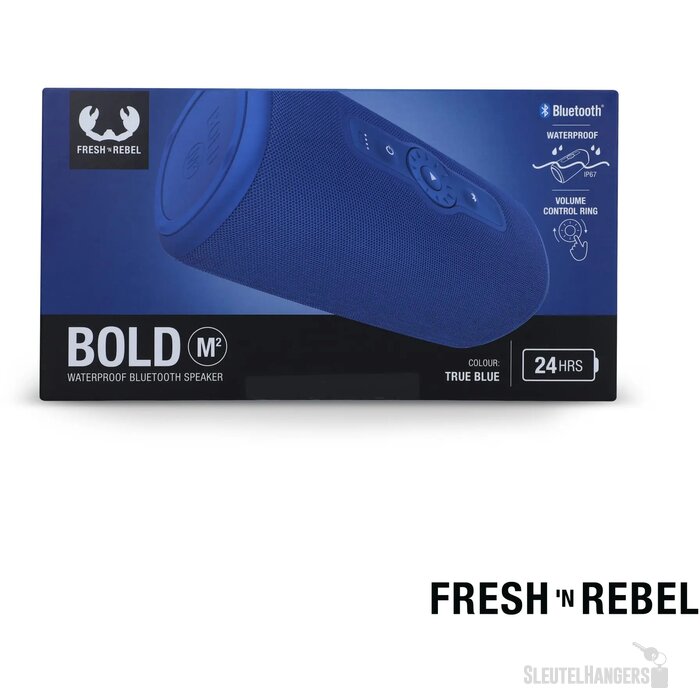  1RB7400 I Fresh 'n Rebel Bold M2 Waterbestendige Bluetooth Speaker blauw