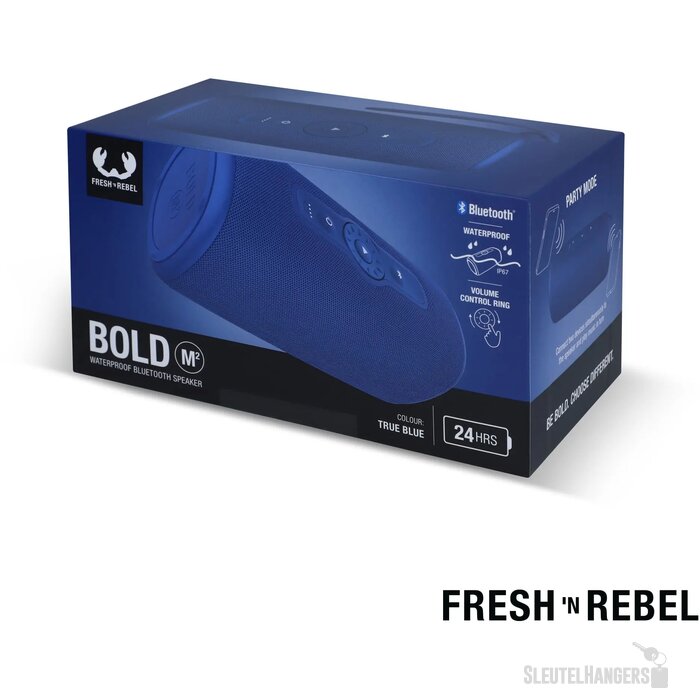  1RB7400 I Fresh 'n Rebel Bold M2 Waterbestendige Bluetooth Speaker blauw