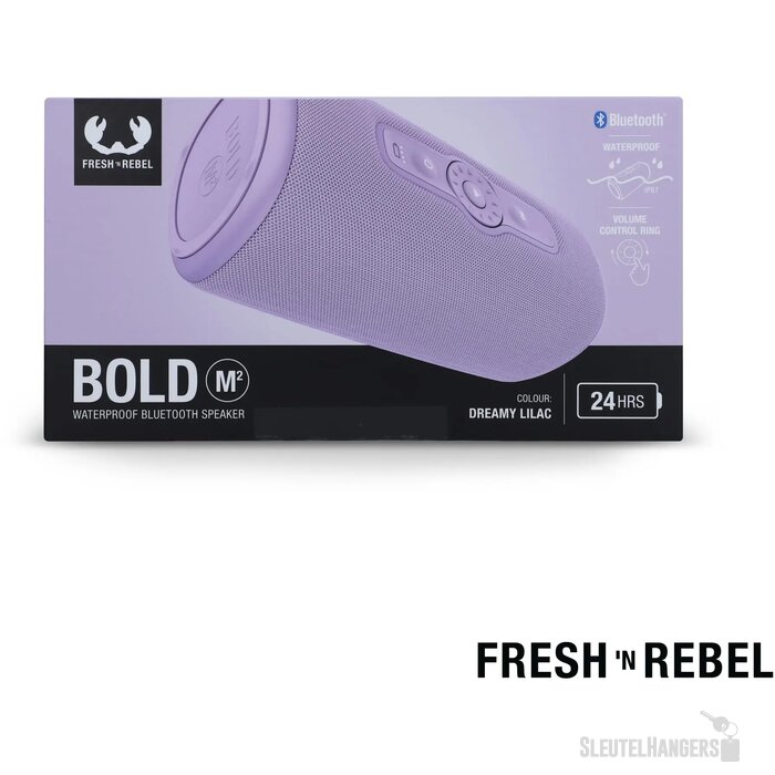  1RB7400 I Fresh 'n Rebel Bold M2 Waterbestendige Bluetooth Speaker lila