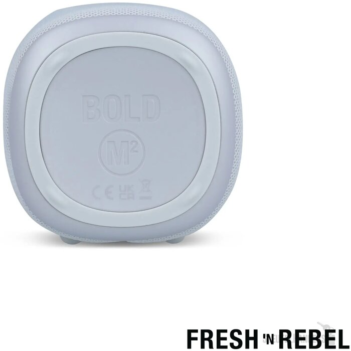  1RB7400 I Fresh 'n Rebel Bold M2 Waterbestendige Bluetooth Speaker licht grijs
