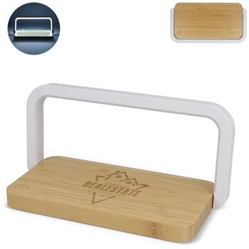 15W Draadloze Oplader met Dimbare LED Lamp Naturel