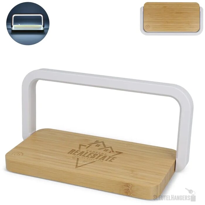 15W Draadloze Oplader met Dimbare LED Lamp