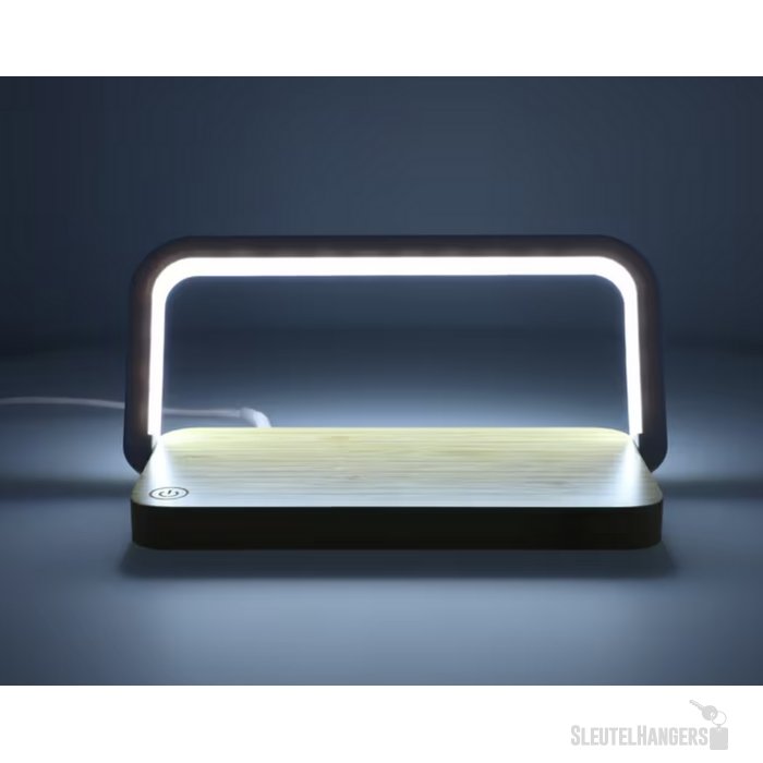 15W Draadloze Oplader met Dimbare LED Lamp Naturel