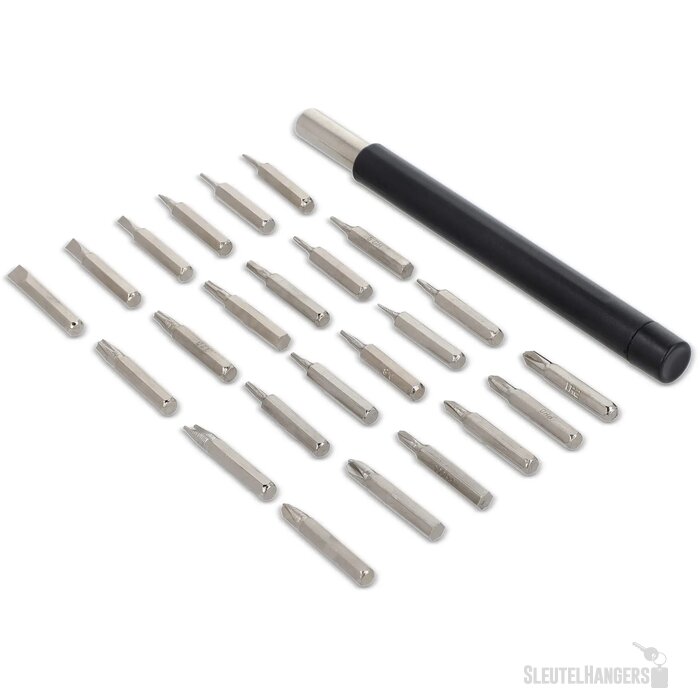 24-in-1 Precisie Schroevendraaierset met organizer grijs
