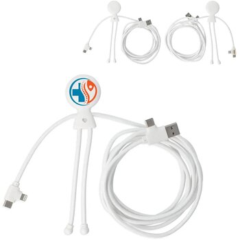 2092 - Xoopar Mr Bio Long 60 W PD Multi Oplaadkabel 2 Meter wit