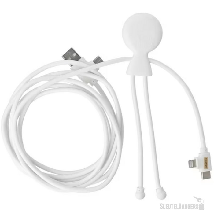 2092 - Xoopar Mr Bio Long 60 W PD Multi Oplaadkabel 2 Meter wit