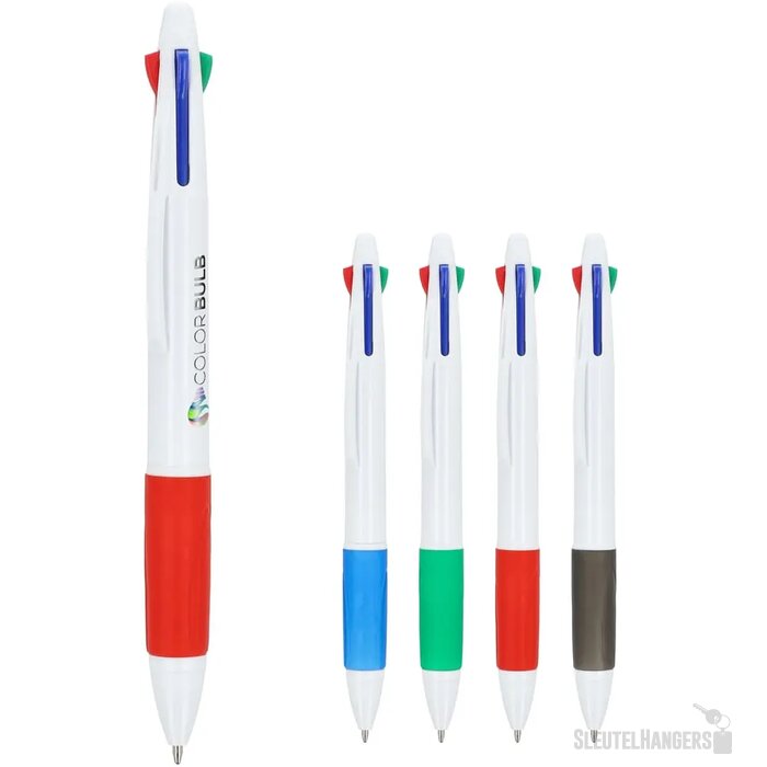 4-kleuren balpen met grip