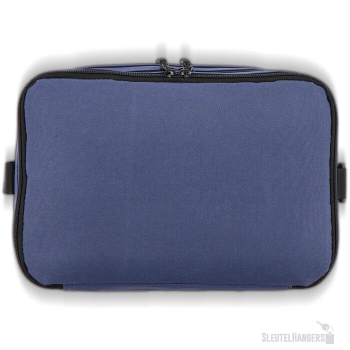 600D gerecycled PET koeltas met twee vakken Blauw