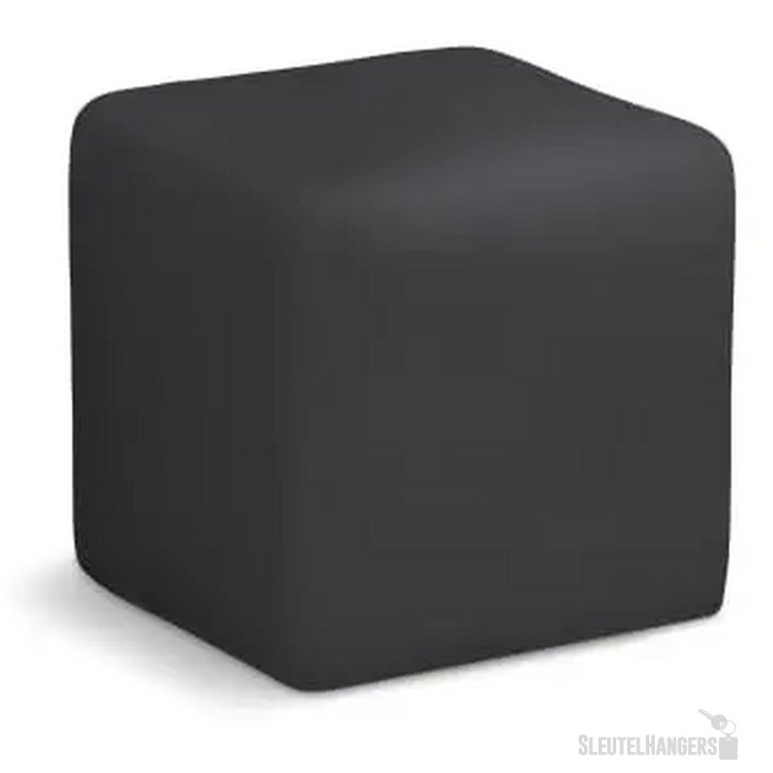 Anti-stress vierkant zwart