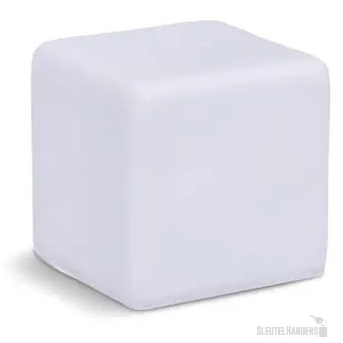 Anti-stress vierkant wit