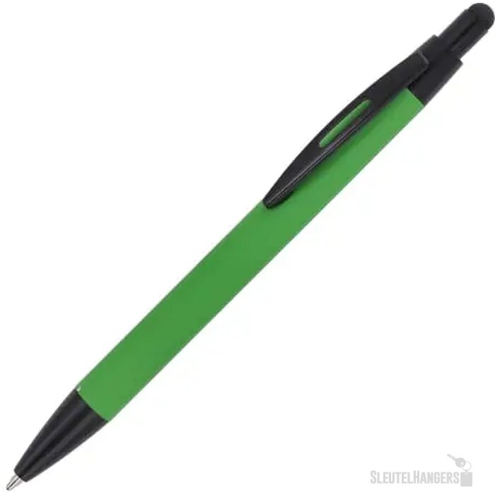 Balpen Alaska soufttouch met stylus R-AL licht geel
