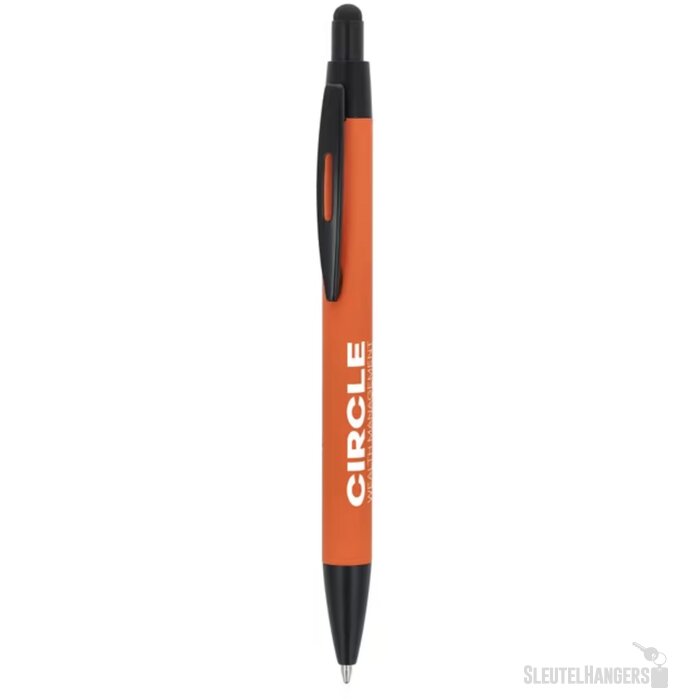 Balpen Alaska soufttouch met stylus R-AL oranje