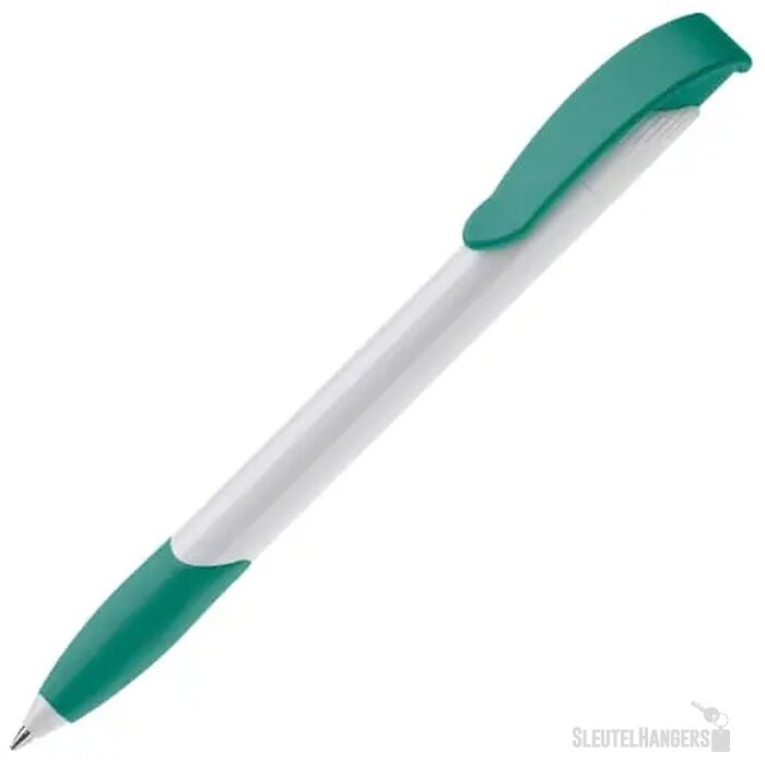 Balpen Apollo hardcolour wit / turquoise