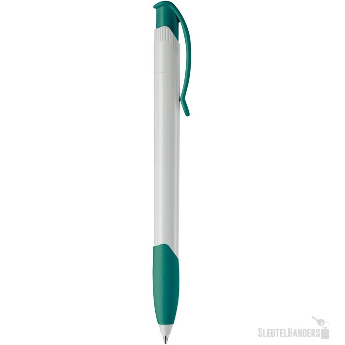 Balpen Apollo hardcolour wit / turquoise