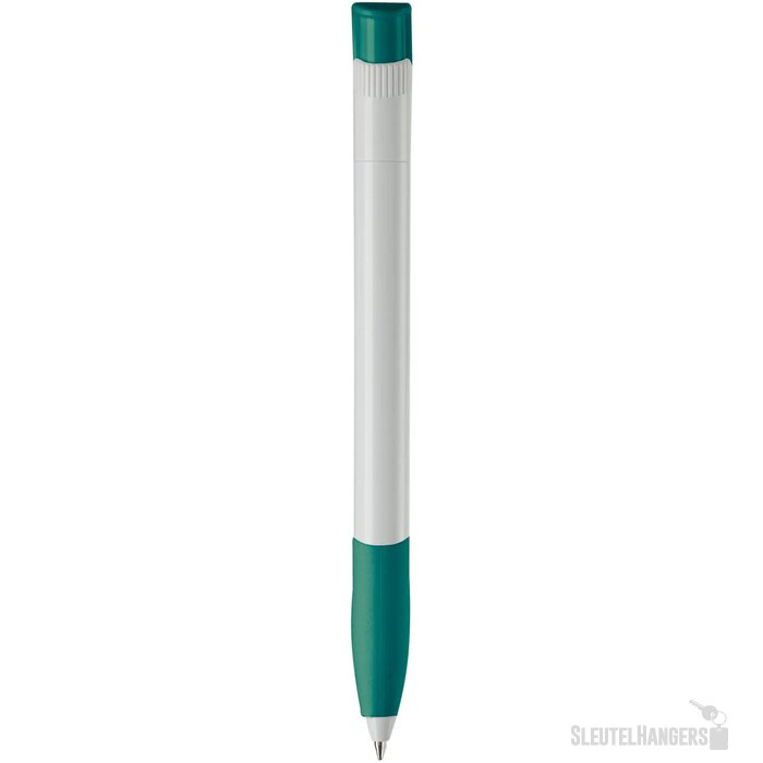 Balpen Apollo hardcolour wit / turquoise