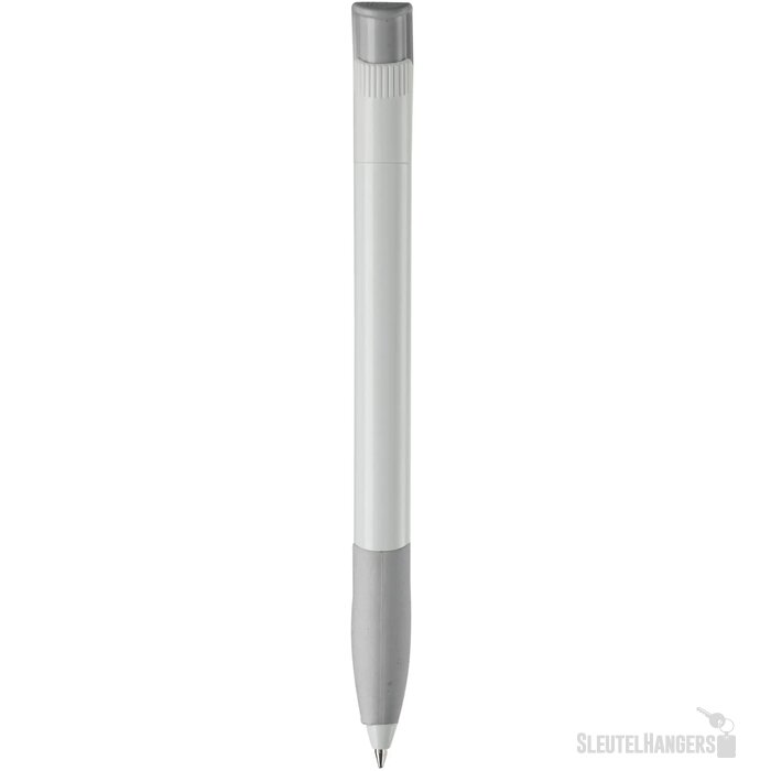 Balpen Apollo hardcolour wit / zilver