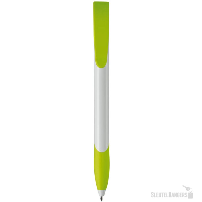 Balpen Apollo hardcolour wit / lichtgroen
