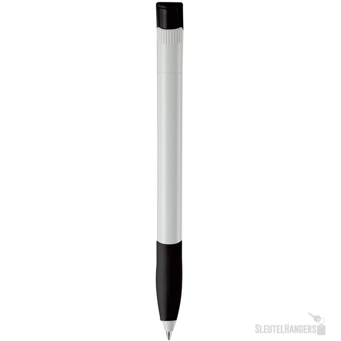 Balpen Apollo hardcolour wit / zwart