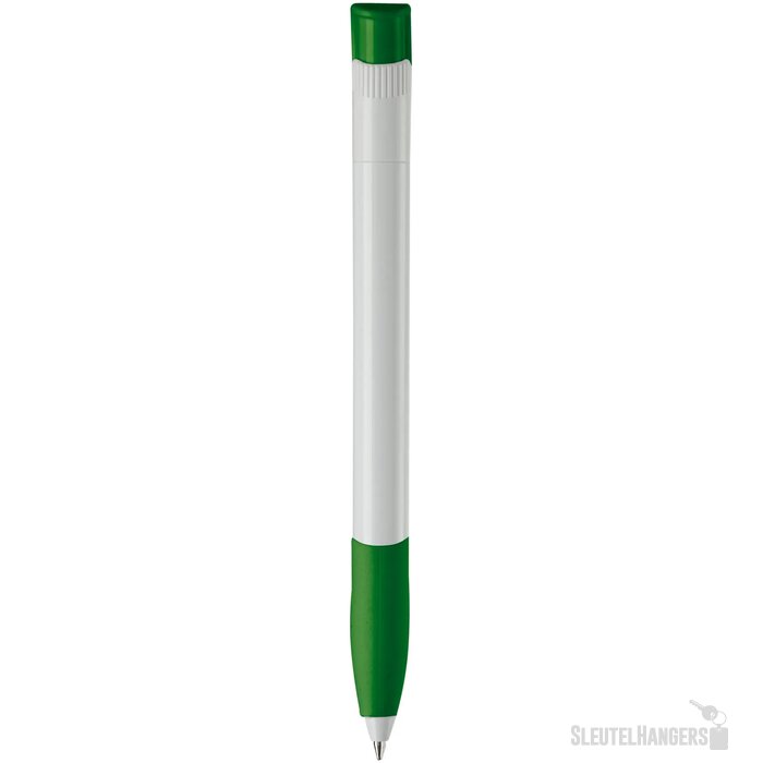 Balpen Apollo hardcolour wit / groen