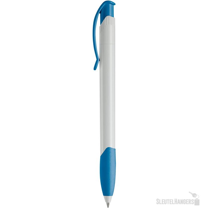 Balpen Apollo hardcolour wit / blauw