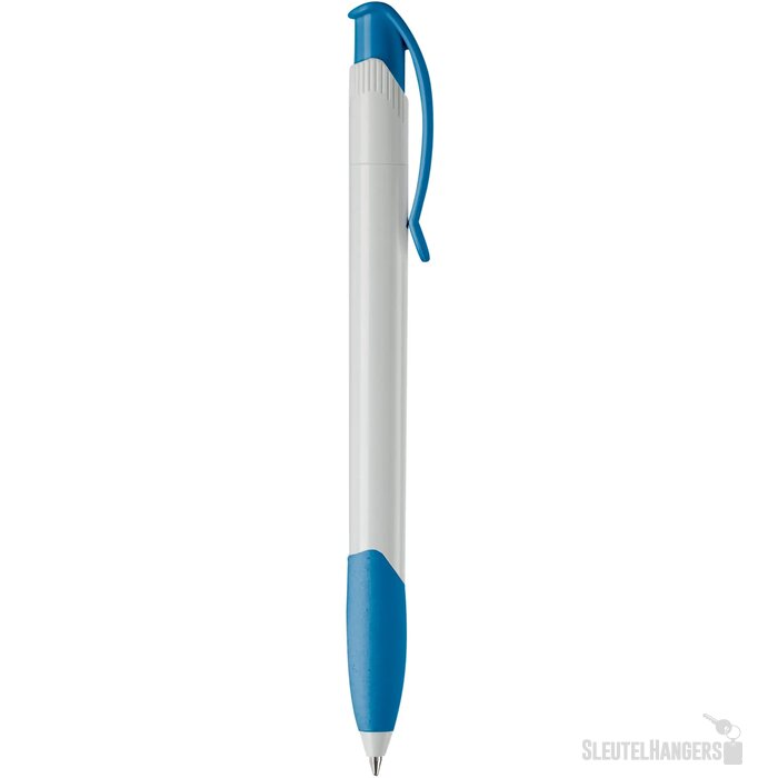 Balpen Apollo hardcolour wit / blauw