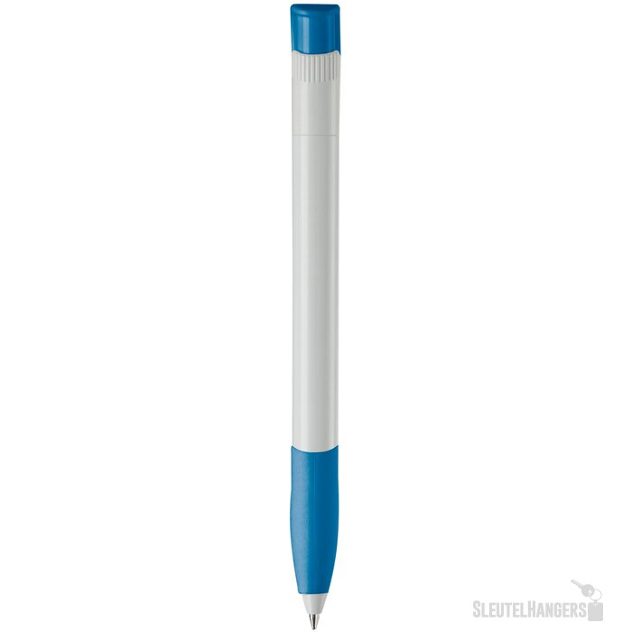 Balpen Apollo hardcolour wit / blauw