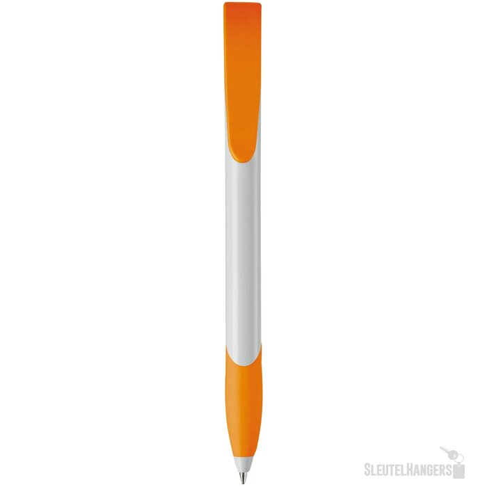 Balpen Apollo hardcolour wit / oranje