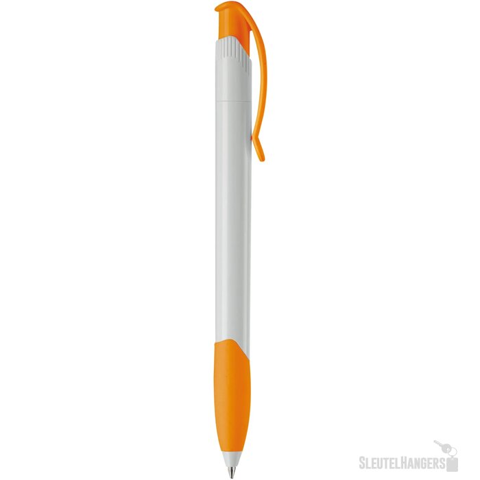 Balpen Apollo hardcolour wit / oranje