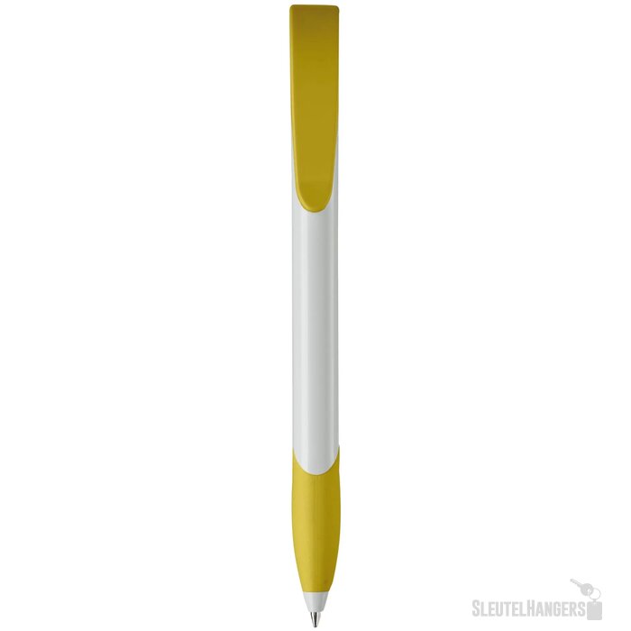 Balpen Apollo hardcolour wit / geel