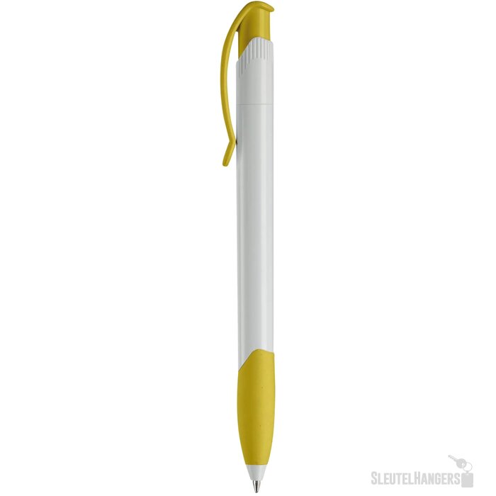 Balpen Apollo hardcolour wit / geel