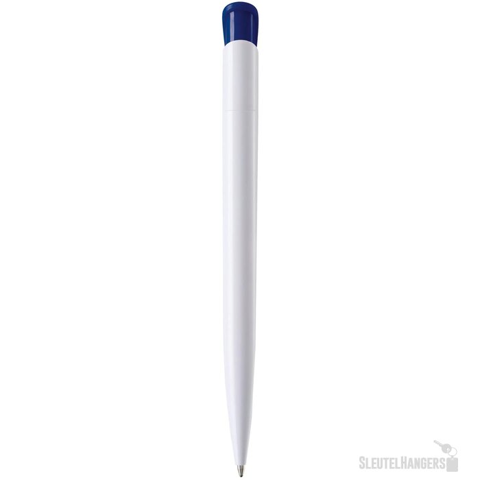 Balpen Atlas hardcolour wit / donkerblauw