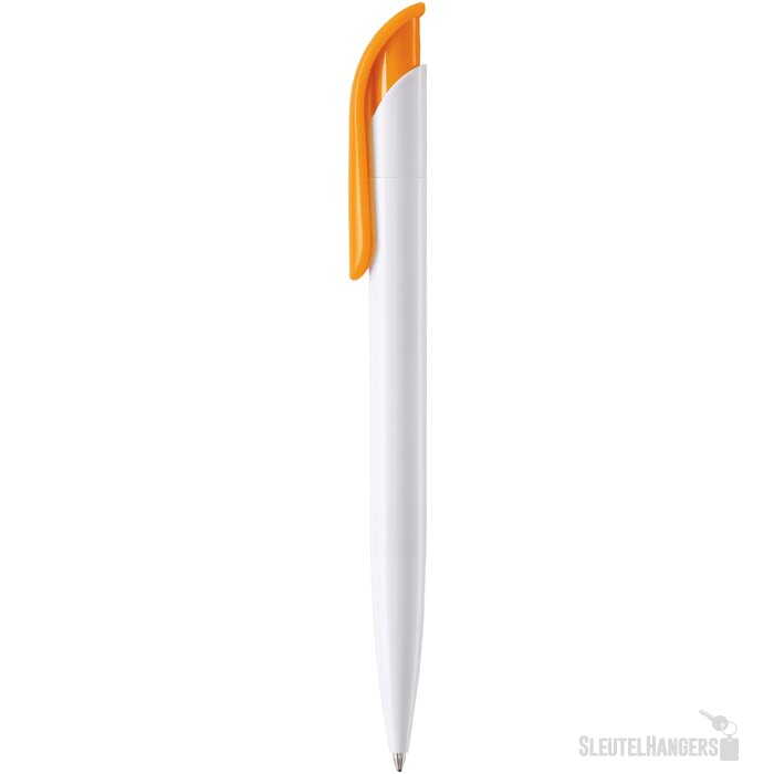 Balpen Atlas hardcolour wit / oranje