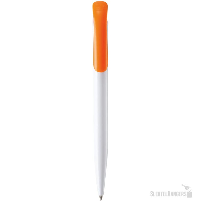 Balpen Atlas hardcolour wit / oranje