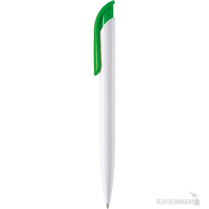 Balpen Atlas hardcolour wit / groen