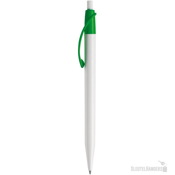 Balpen Cosmo hardcolour wit / groen