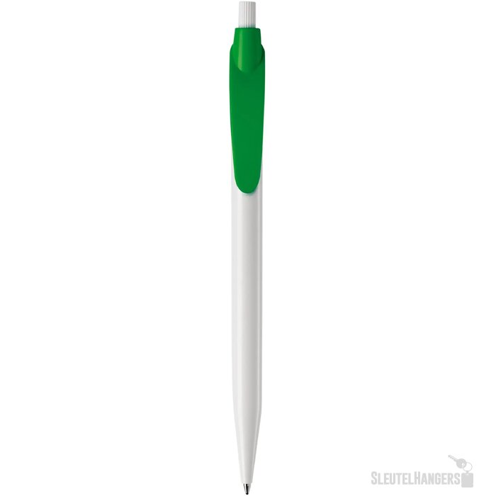 Balpen Cosmo hardcolour wit / groen